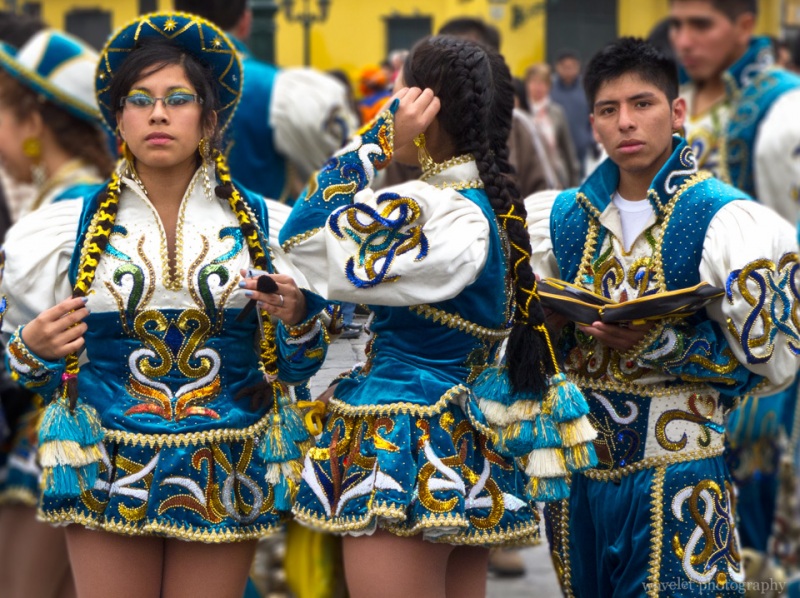 Parade in Plaza Mayor, Lima