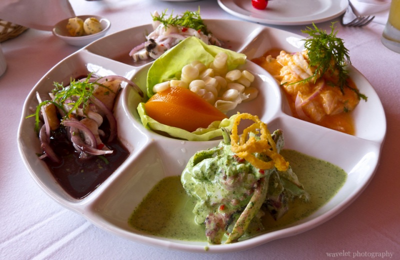Ceviche Samplers, Alfresco, Lima