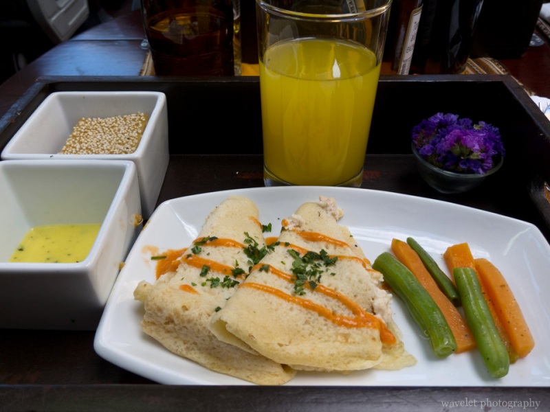 Dinner on the Vistadome train