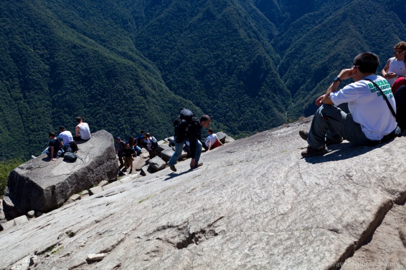 A Steep Slope that Requires Hands-Feet Crawling.