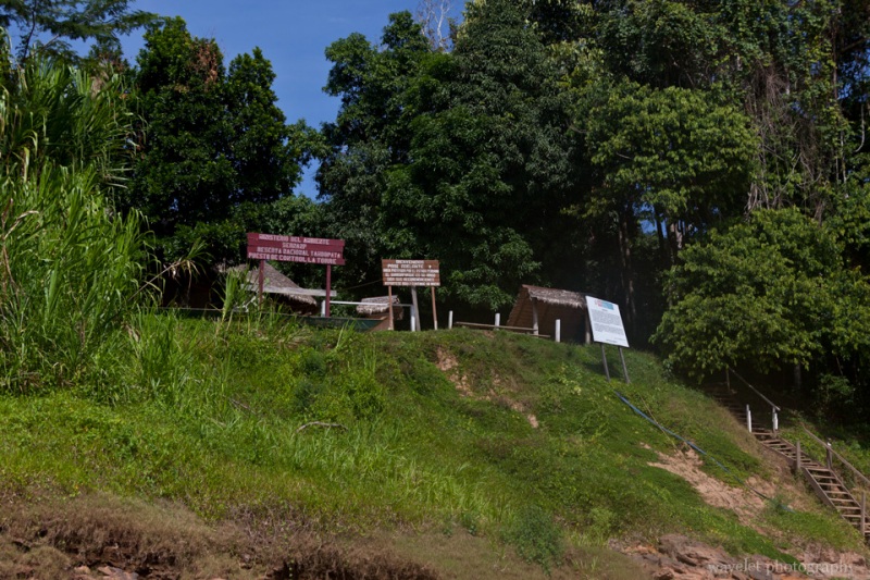 First Check Point to Enter Tambopata National Reserve