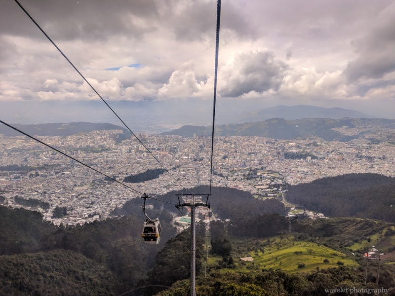 The TeleferiQo to the top of Cruz Loma