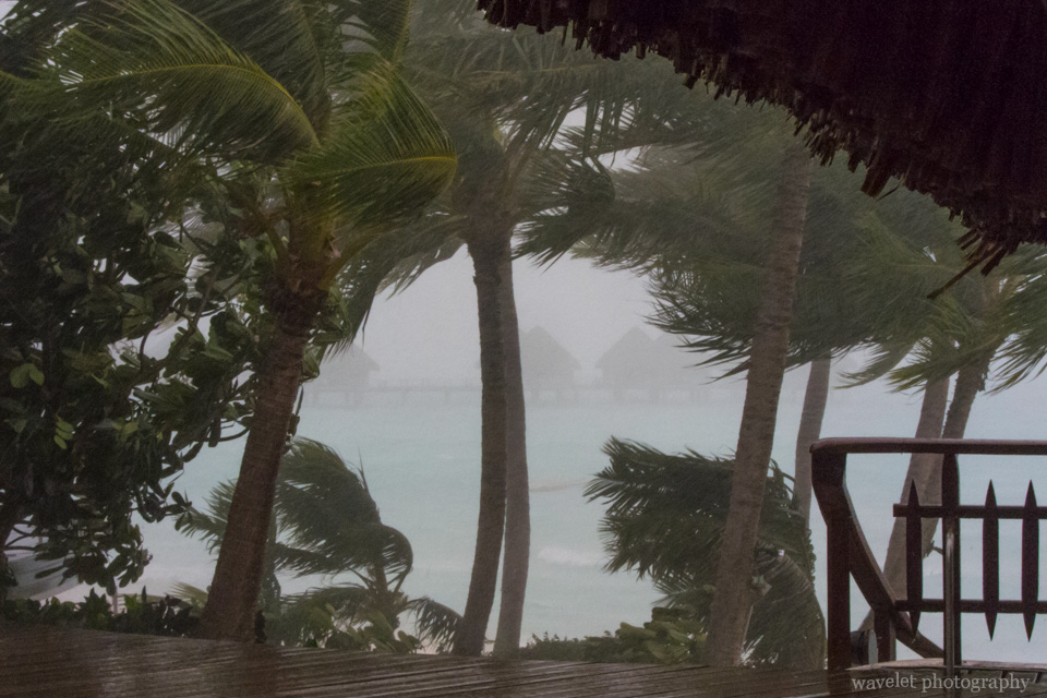 Stormy weather at Bora Bora