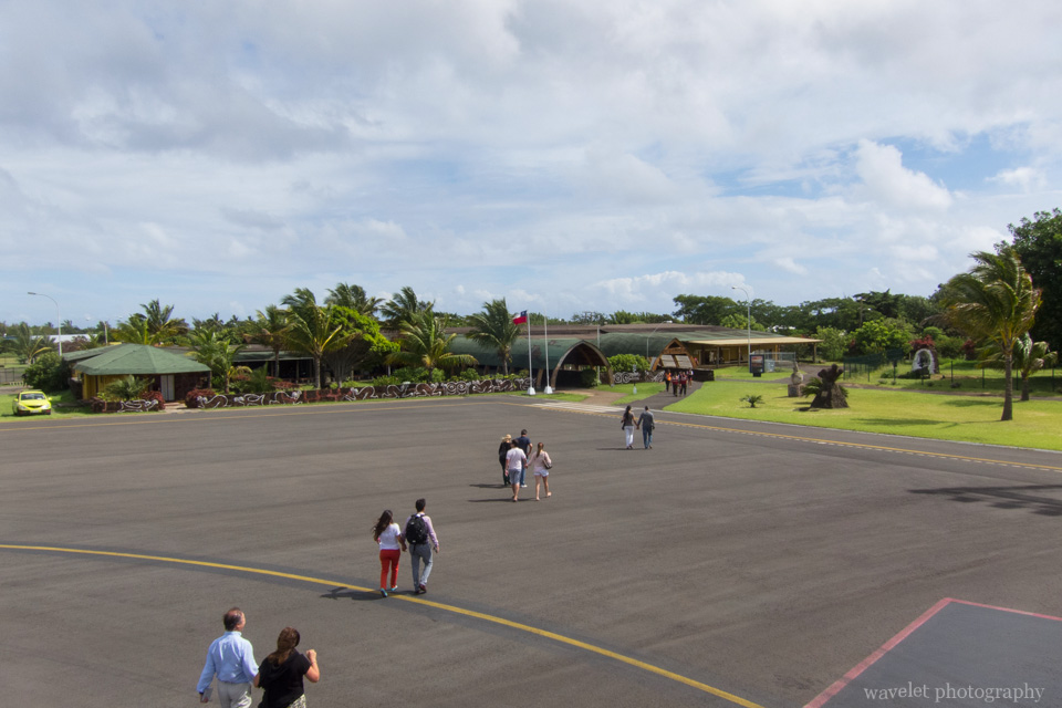 The airport, Easter Island