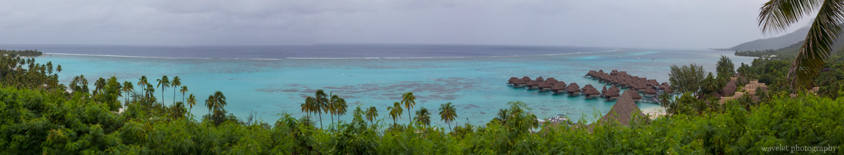 Panoramic view of Sofitel Moorea Resort