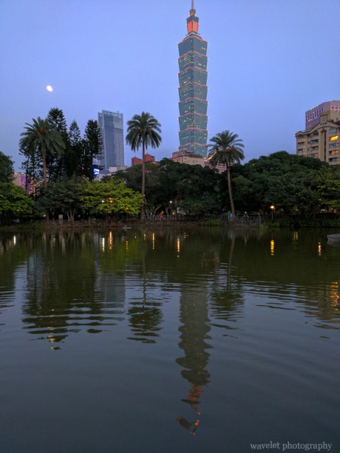 中山公園和台北101