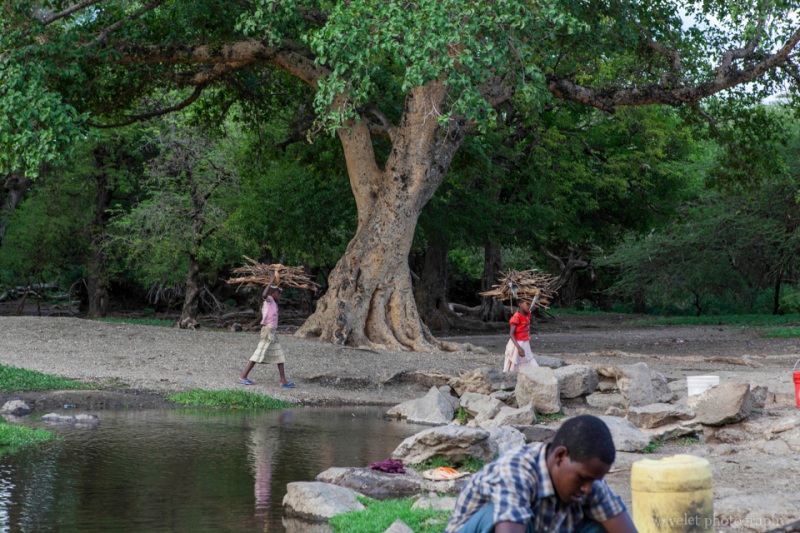 The water source of villages near Lake Eyasi