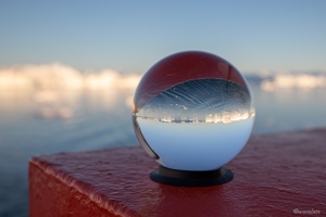 Midnight sailing, Ilulissat, Greenland