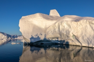 Midnight sailing, Ilulissat, Greenland