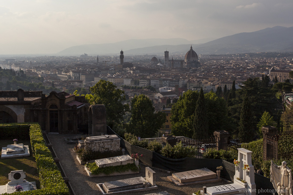 Overlook Florence from San Miniato al Monte