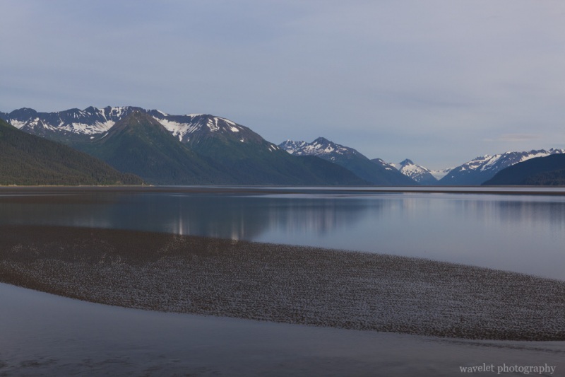 By the Seward Highway near Beluga Point, Alaska