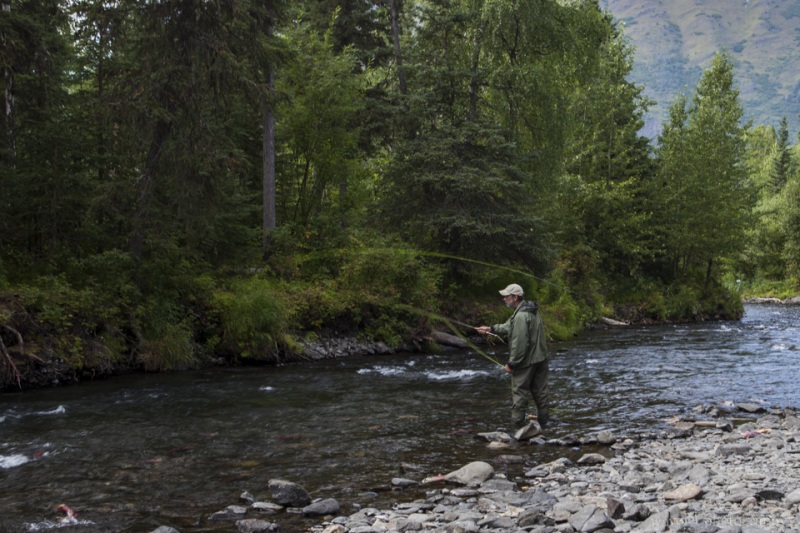 Russian River sport fishing, Alaska