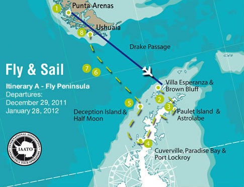 Antarctic Dream Itinerary
