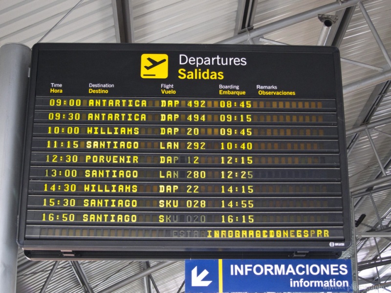 Flight to Antarctica