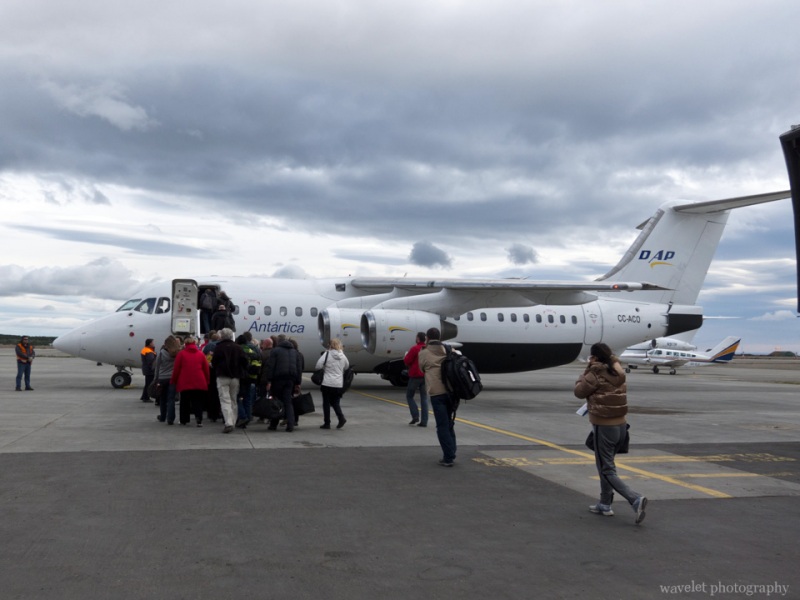 Airplane to Antarctica