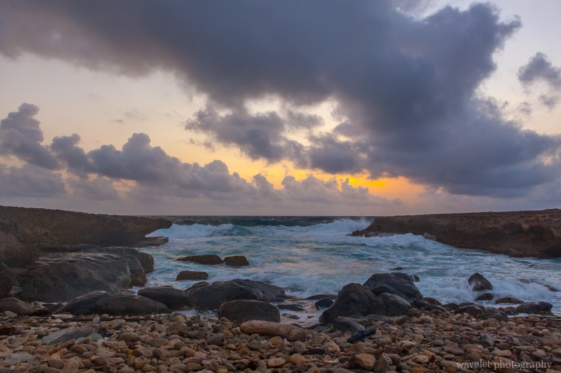 Sunrise at northeastern coast Alto Vista Chapel