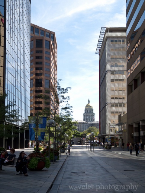 Overlook the State Capitor from the 16th Street Mall
