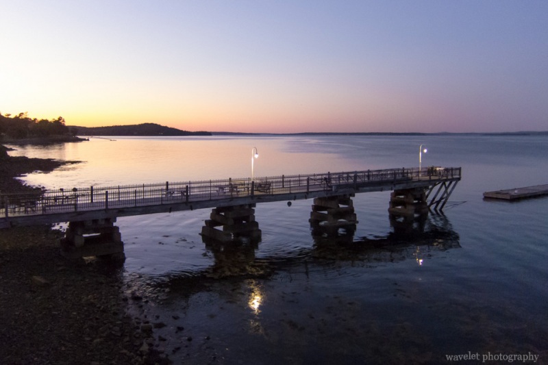Frenchman Bay at sunset, Acadia National Park, Maine