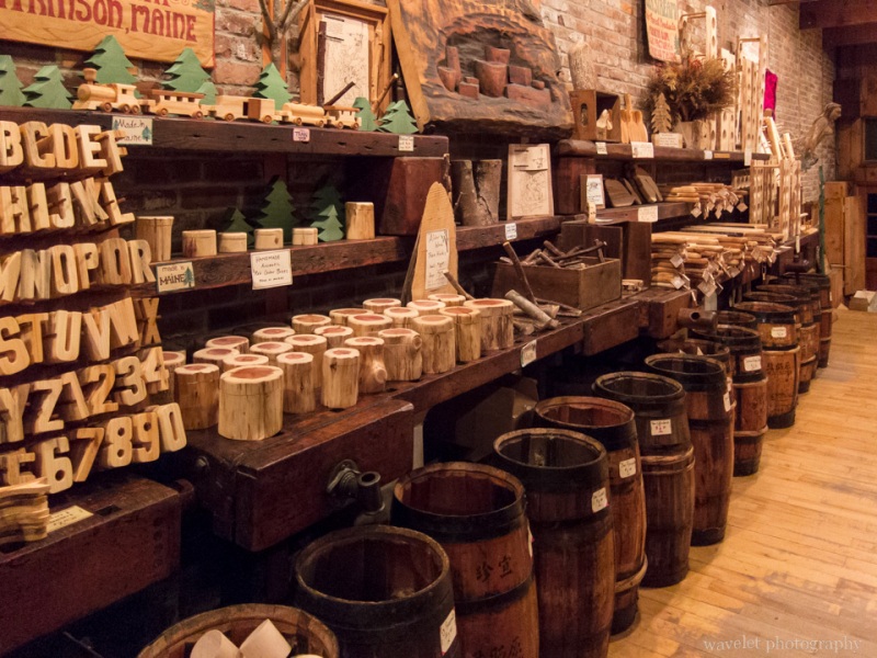 A store at Bar Harbor, Acadia National Park, Maine