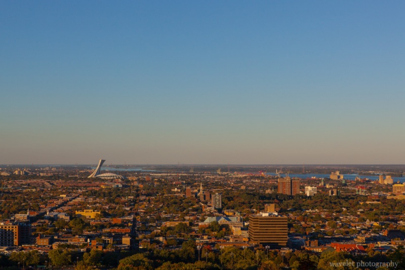 Overlook Montreal from Mount Royal Park, Montreal