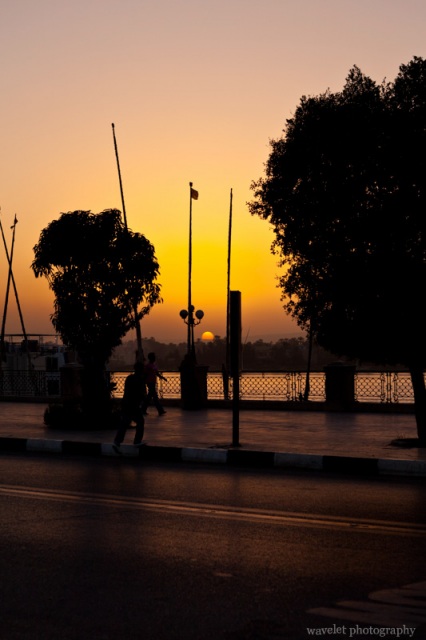 Sunset over the Nile