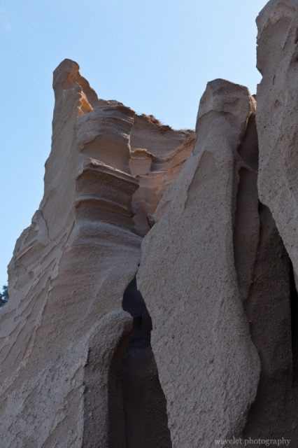 Sand Stone Formation at Monolithos Beach, Santorini