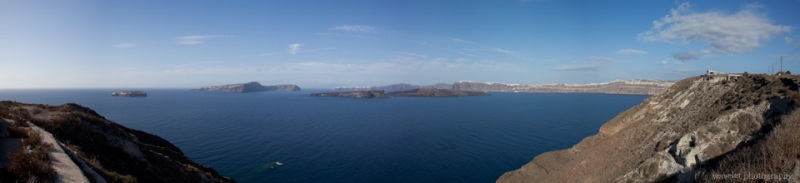 Caldera View from the Southern Tip of Santorini