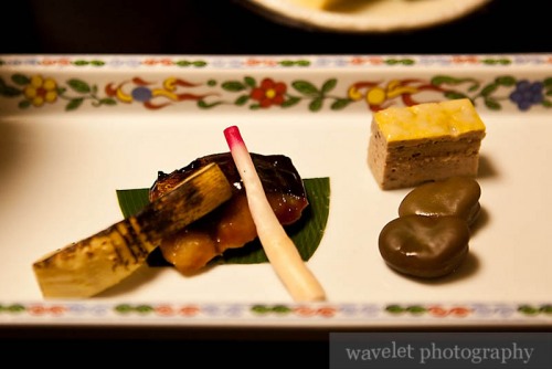箱根Hotel Okada的晚餐料理