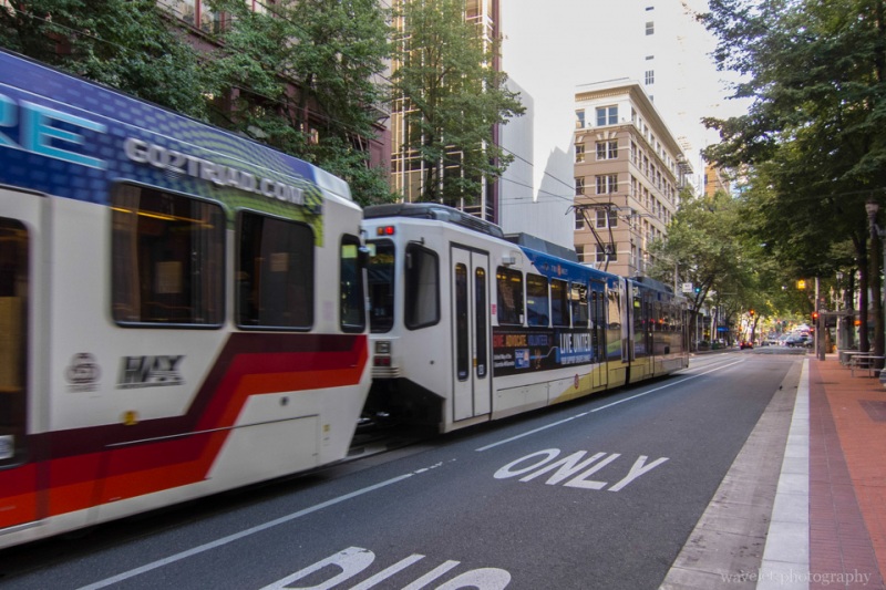 Light Rail, Downtown Portland, OR