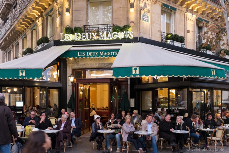 Les Deux Magots, Saint-Germain-des-Prés, Paris