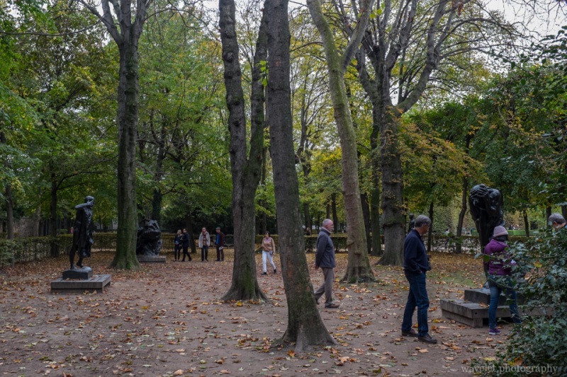 Garden of Orpheus, the sculpture garden in Musée Rodin, Paris