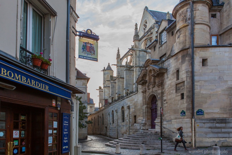 The side door of Saint-Étienne-du-Mont, Latin Quarter, Paris