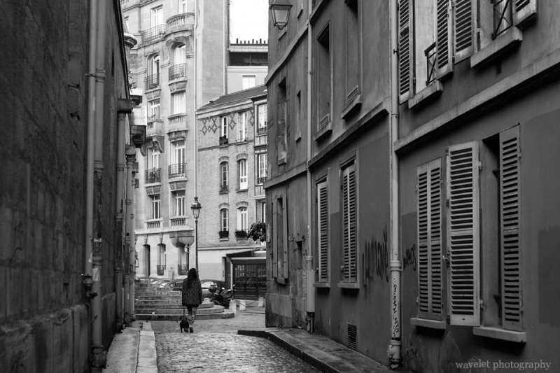 The street next to Saint-Étienne-du-Mont, Latin Quarter, Paris