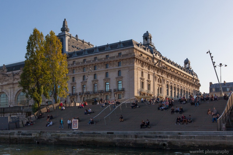 Musée d\'Orsay from the Seine river, Paris