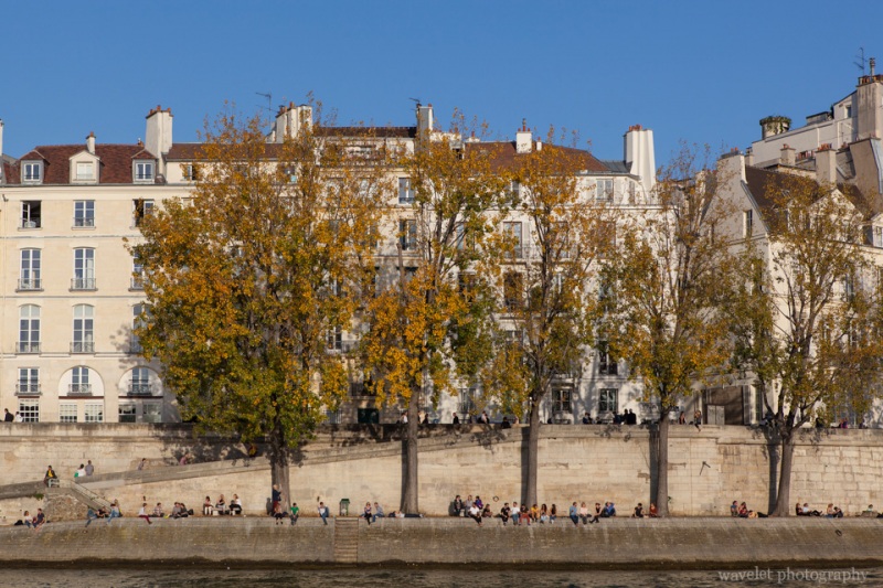 The southern side of Île Saint-Louis, Paris