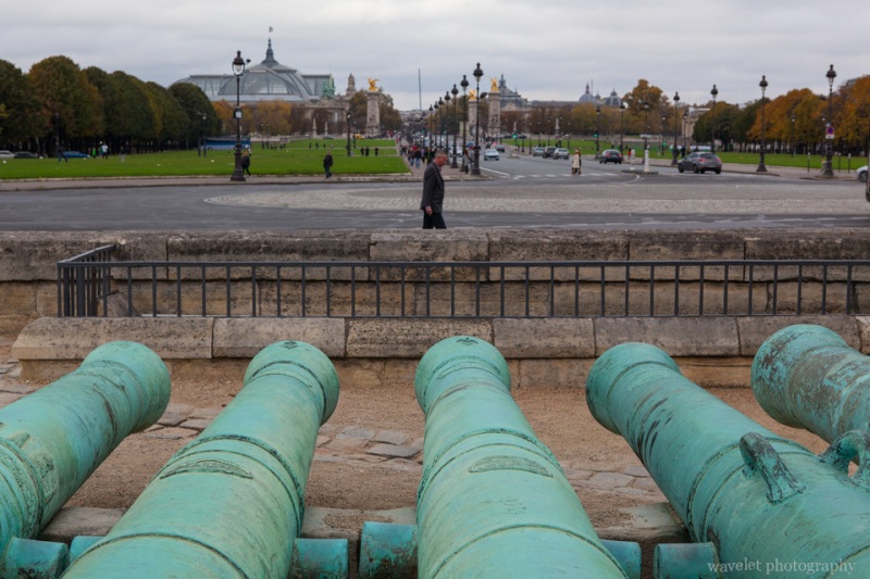 The cannons of Les Invalides, Paris