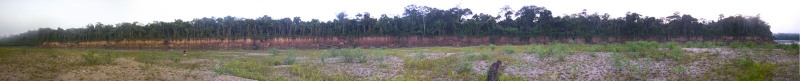 Panorama of River Bank at Chuncho