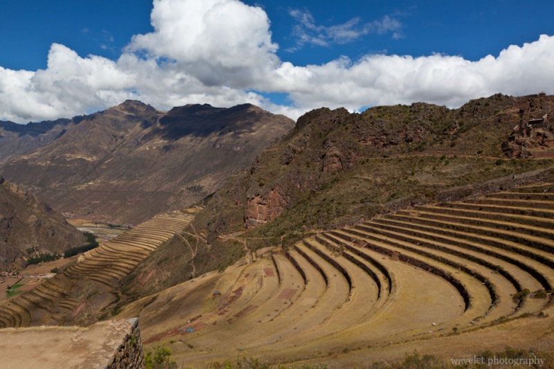 Terraces in Písac Ruin
