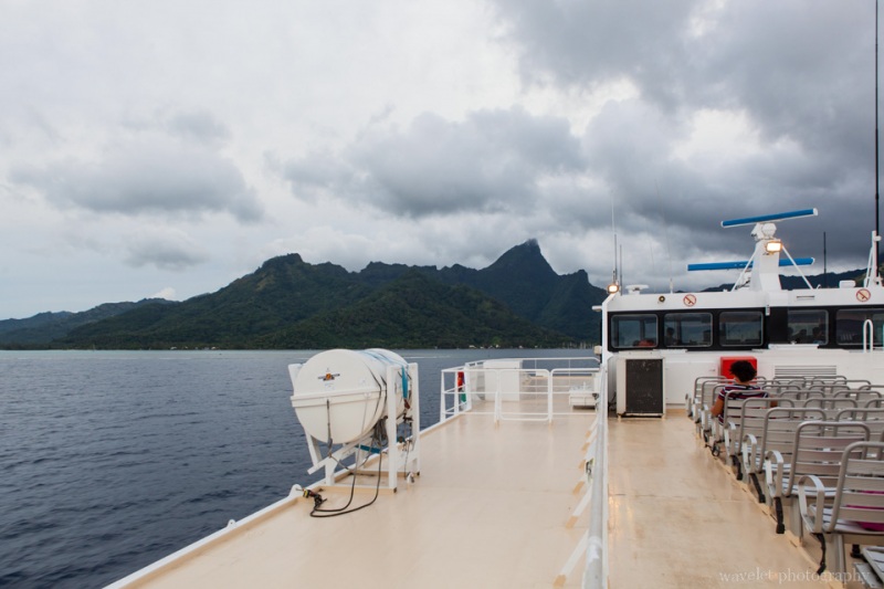 Approaching Moorea