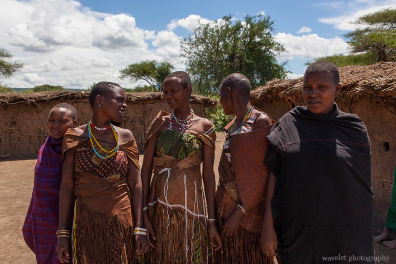 A family of Datoga Tribe, near Lake Eyasi