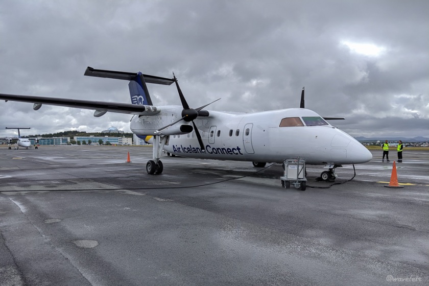 Flight to Ilulissat, Reykjavik Airport, Iceland