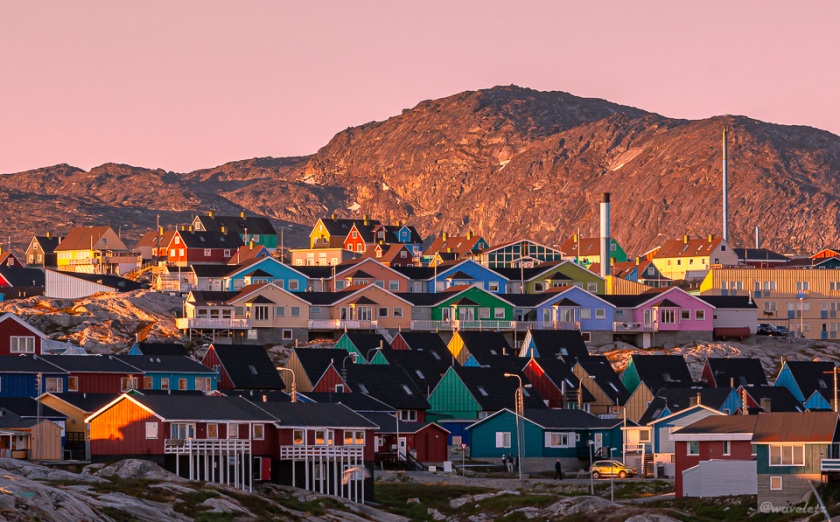 Midnight sailing, Ilulissat, Greenland