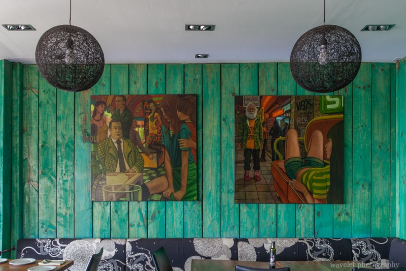 Decors of a restaurant, Valparaiso