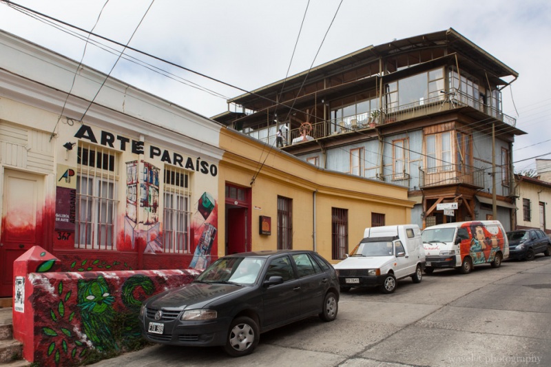 An old house turning into a hotel with design, Valparaiso